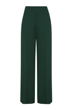 Paloma Trousers in Bottle Green Wool
