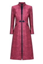 Vanessa Coat in Berry Brocade