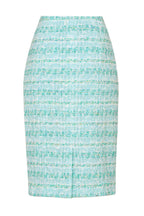 Penelope Skirt in Mint Tweed