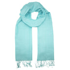 Silk Stole - Pale Turquoise