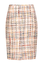 Knee-Length Pencil Tweed Skirt in Browns - Penny