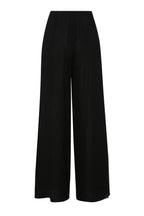 Camille Trousers in Black Silk Chiffon