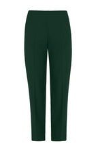 Phoebe Trousers in Bottle Green Wool Faille