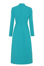 Emilia Dress in Topaz Double Wool Crepe