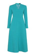 Emilia Dress in Topaz Double Wool Crepe