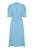 Sof Dress in Pale Blue Double Georgette
