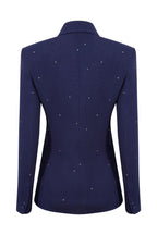 Navy Crystals Jacket - Imogen
