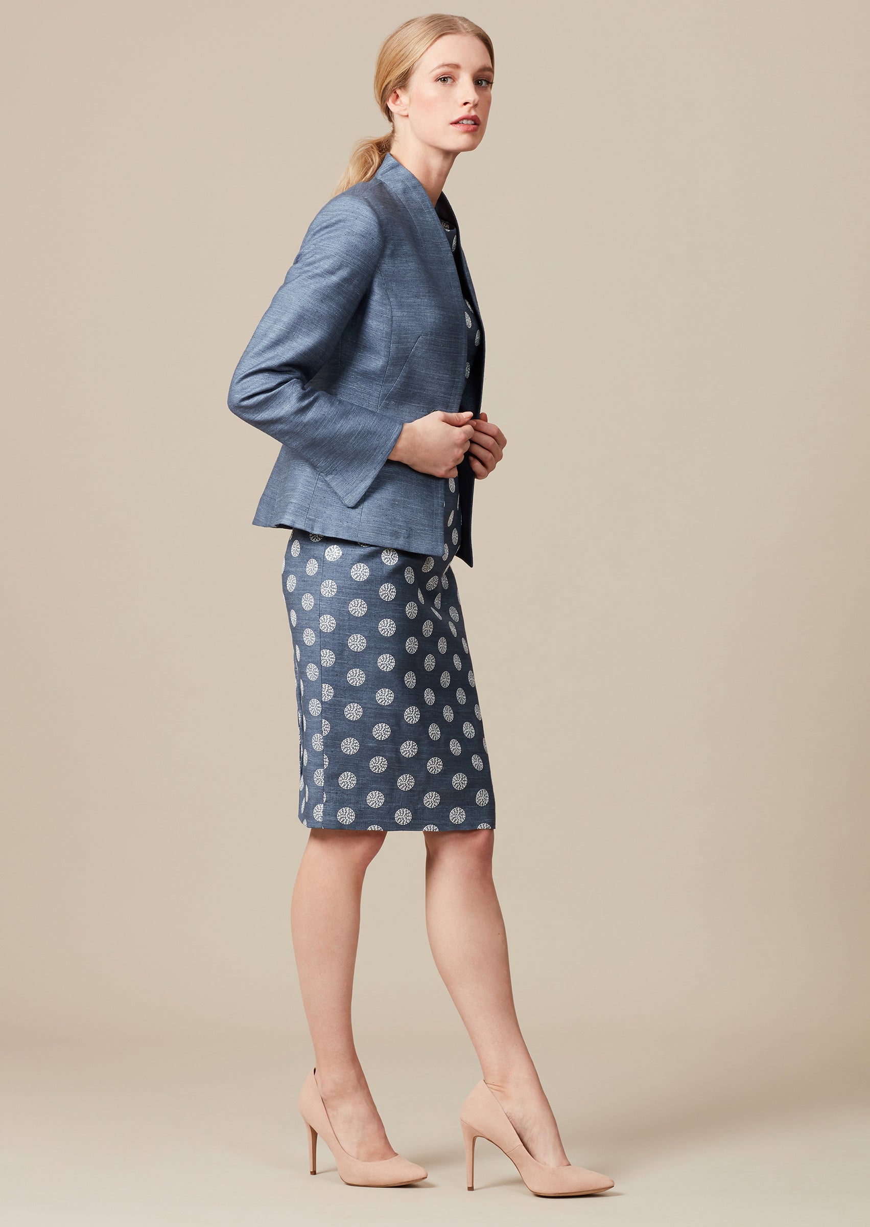 Short designer business jacket for women