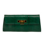 Fonteyn Clutch Snakeskin - Emerald