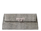 Fonteyn Clutch Snakeskin - Black and White