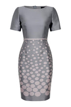 designer satin dress